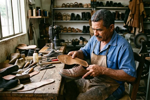 Troca de palmilhas em São Gonçalo do Amarante