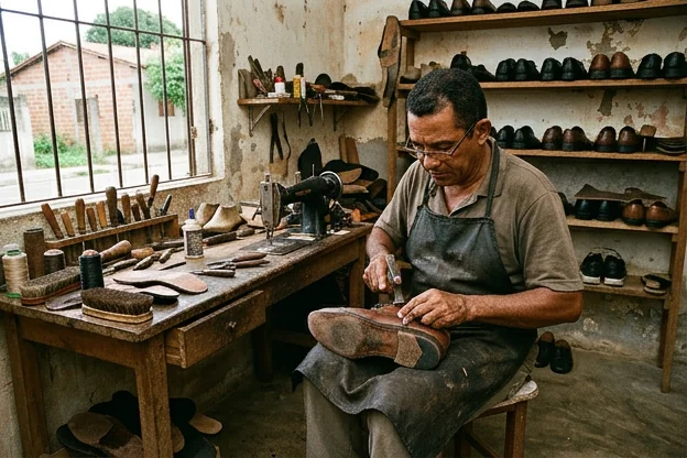 Reforma de sapatos sociais em São Gonçalo do Amarante